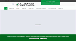 Desktop Screenshot of halstenbeker-schuetzenverein.de