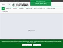 Tablet Screenshot of halstenbeker-schuetzenverein.de